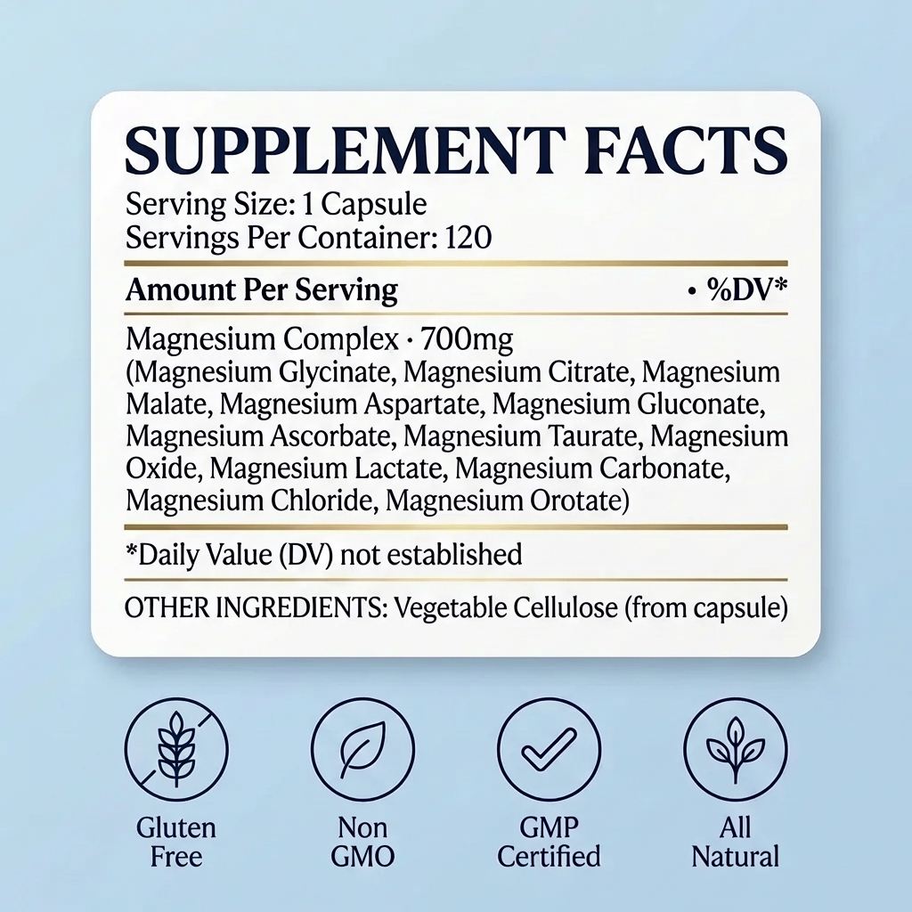 Heart Rhythm Support Complex — 12 in 1 Magnesium